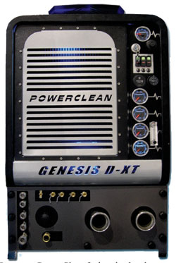 PowerClean Industries Genesis truck mount carpet cleaning machine