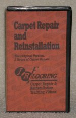 Carpet Repair Package - Training Tape